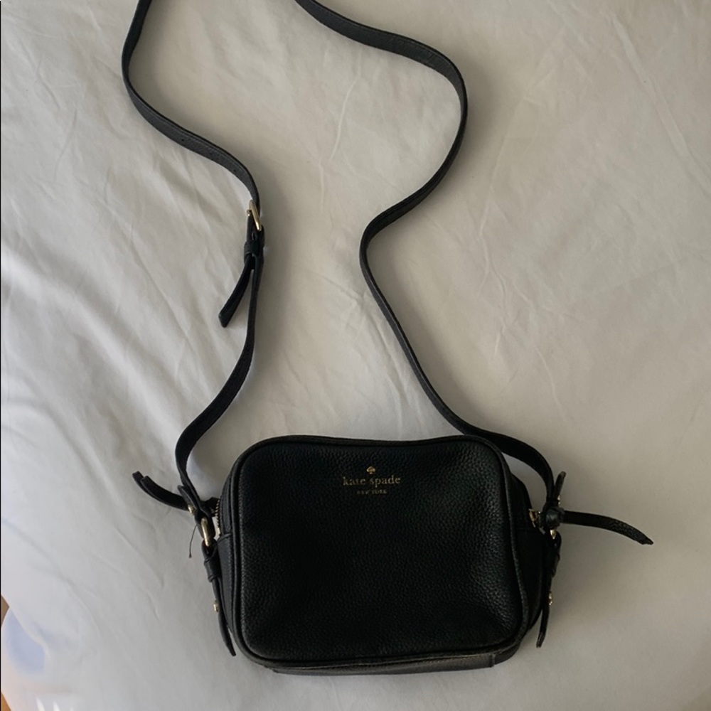 Kate Spade black cross body purse